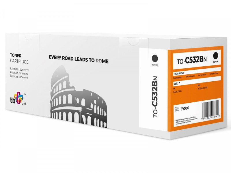 Toner Oki C532 TO-C532BN Bk 100% New