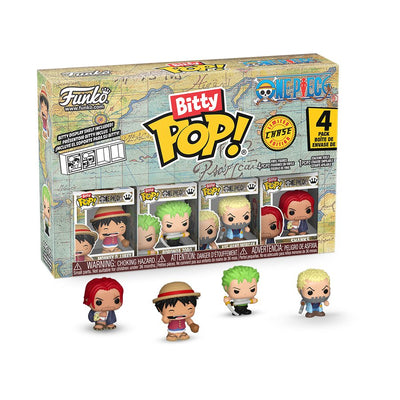 Blister 4 Figuras Bitty Pop One Piece Luffy — image 1