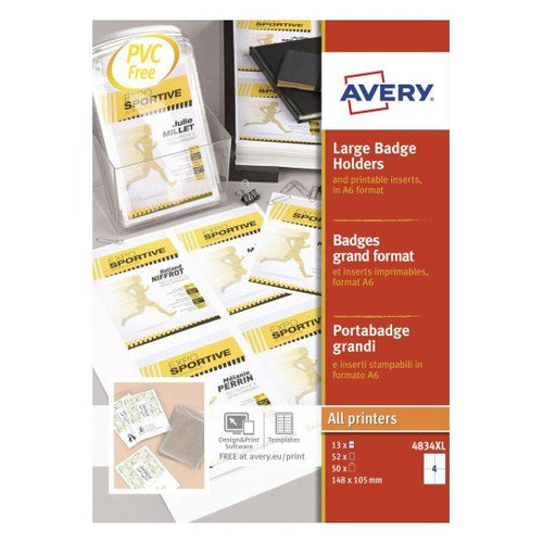 Avery Zweckform 4834XL Einsteckschild Board Identificativa B X H - A6 — image 1