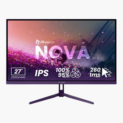Arozzi Monitor Nova 27 Ips, 260 HZ - Purple — image 1