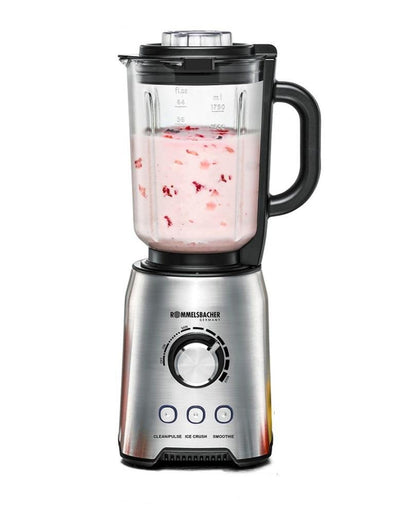 Rommelsbacher Mx 1250 Blender 1,75 L Blender Glass 1200W Steel Inoxidable, Blender Depie Steel Thin/Black Blen — image 1