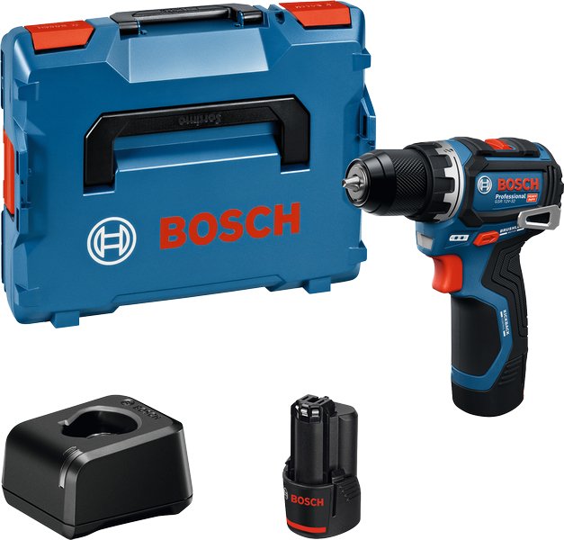 Bosch Drill/Screwdriver Professional Wireless Gsr 12V-32 Professional, 12 Voltios Blue/Black 2 Batteries Iones