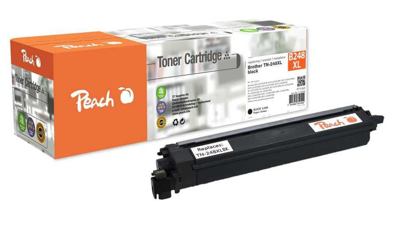Peach Toner Brother TN-248XL DCP-L3520 Black 3000 Copias Remanufactured
