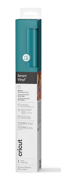 Cricut Smart Vinyl Permanent 33X91CM 1 Sheet (aqua)