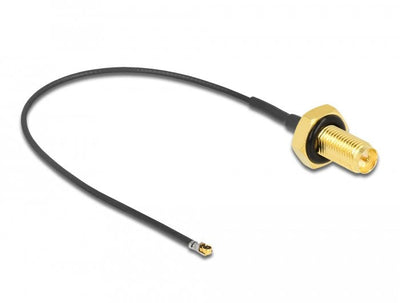 Delock Cable Antenna Rp-sma Female Am Einbau a Mhf® 4L Lk Male 1.37 10CM — image 1