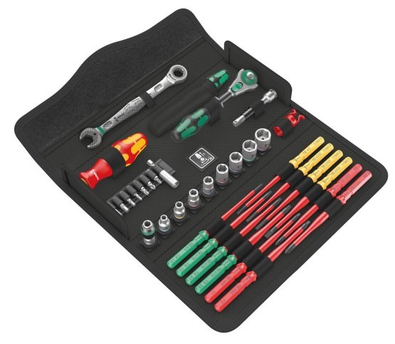 Wera Kraftform Kompakt W Imperial Set Of Tools Black Includes Trinquete Fast Zyklop With Head Rotating 1/4 513