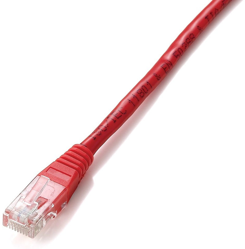 Equip Network Cable CAT.5E U/UTP 2x RJ45 5.00M Red