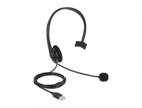 Delock 27177 Headphones USB Mono With Control Volumen PC And Laptop - Ultraligeros — image 1