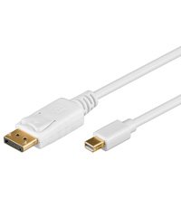 Goobay 1M DisplayPort Cable Mini DisplayPort White — image 1