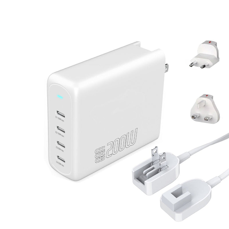 4SMARTS Ladegert GaN Flex Pro 200W 4 Usb-c, Travel