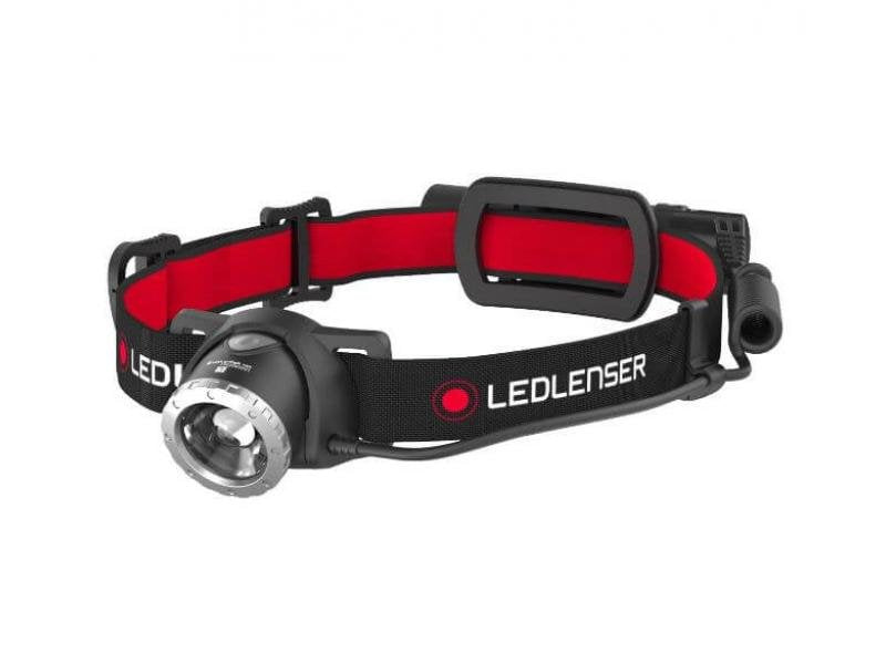Ledlenser Linterna Front H8R, Light LED