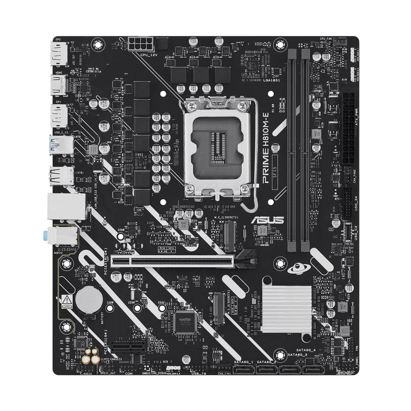 ASUS Motherboard Prime H810M-E-CSM Socket 1851 DDR5 PCIE 4.0 microATX