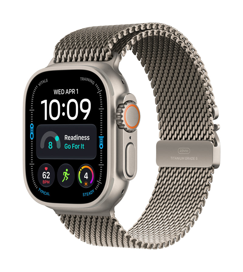 Apple Watch Ultra 4 Titanium Cellular 49MM Natur (milanaise Titan Natur) L