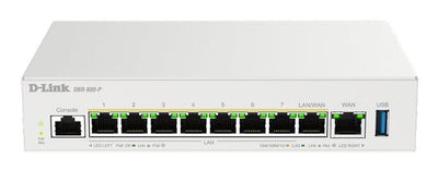Router Vpn Firewall Switch D-link DBR-600-P 1XGIGA/2,5G WAN 1XGIGA/2,5G WAN/LAN 7XGIGA/2,5G/LAN PoE — image 1