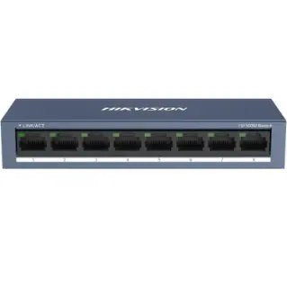 Hikvision Pro Series DS-3E0108- Or Switch No Administrado Fast Ethernet (10/100) Grey