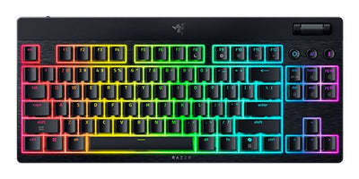 Razer Blackwidow V4 Low-profile Tenkeyless Hyperspeed Yellow Switch Keyboard - Us Layout — image 1