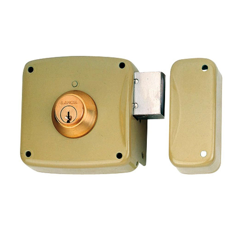 Lock Sobreponer With Cilindro 5124A Input 80MM. Mano Derecha 95124AHE08D Lince