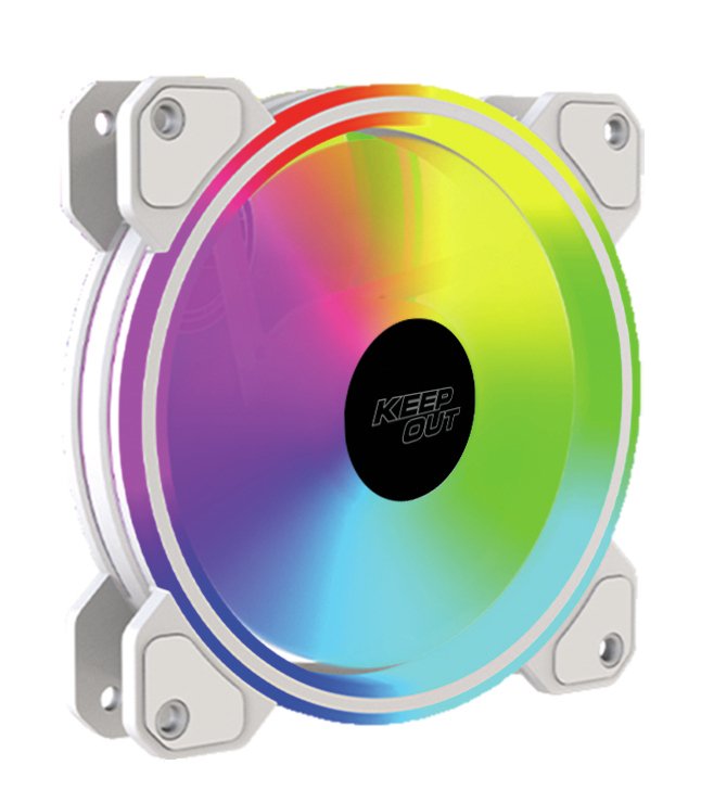 Fan Auxiliar XFC-120DR ARGB White Keepout 120MM/ ARGB/ White