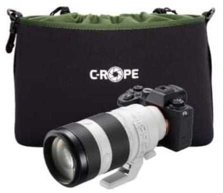 C-rope CRP-CNB-XL-BLK-2 Case For Camera Fotográfica Case Protection Black Green