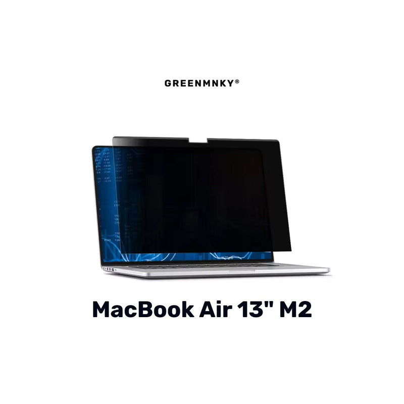 Green Mnky Macbook Air 13 M1/M2/M3 - Magnetic Privacy Film