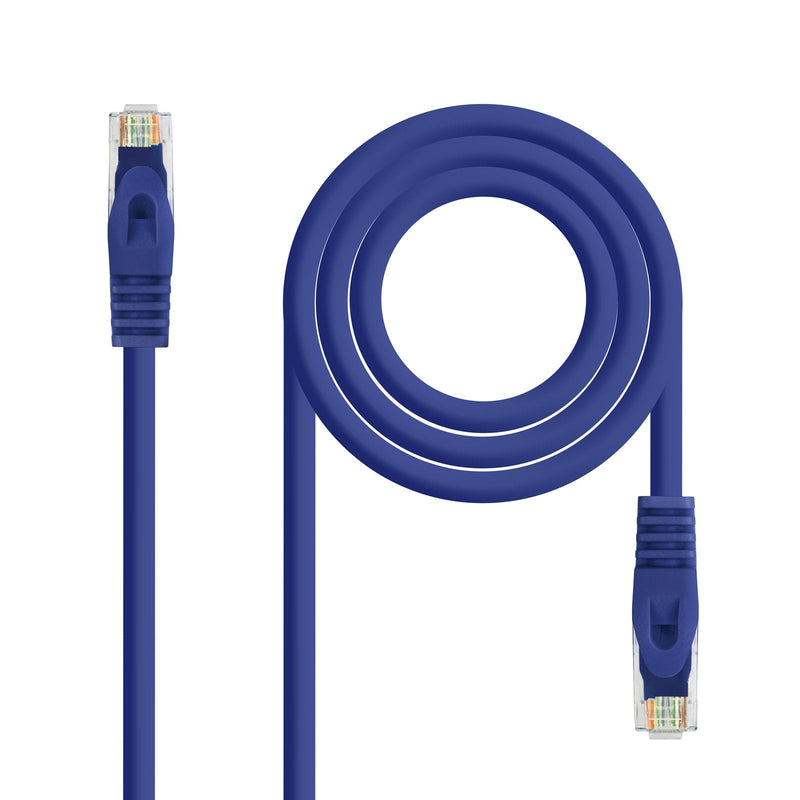 Nanocable Network Cable RJ45 Lszh CAT.6A UTP AWG24 1M - Blue