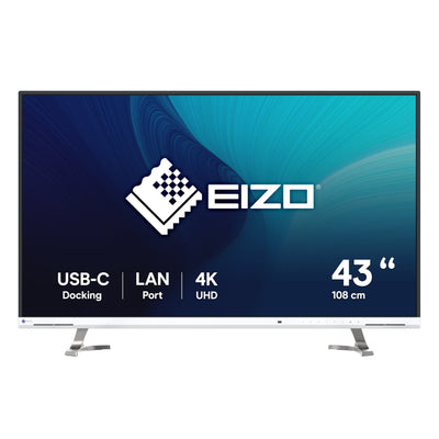 Eizo Monitor EV4340X-WT LED 42,5, White Ultrahd 4K, Ips, Remote Control, USB-C EV4340X-WT — image 1