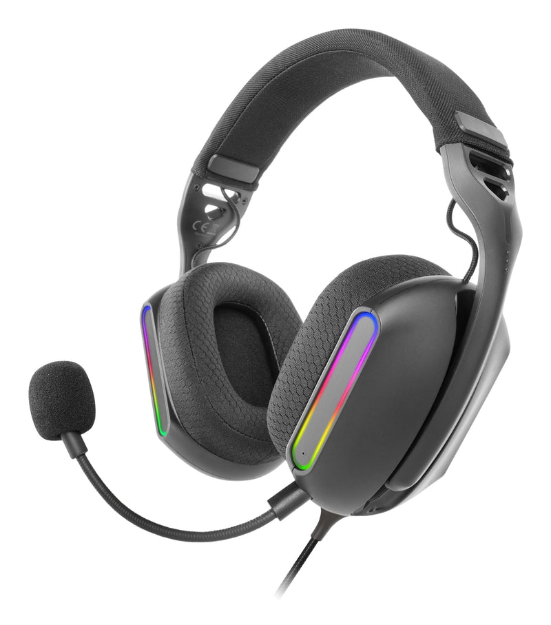 Mars Gaming Headphones Gaming With Microphone Mh-pro Jack 3.5 USB Black