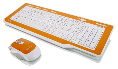 Rainbow Rbw Butterfly Desktop Keyboard Mouse Included RF Wireless — image 1