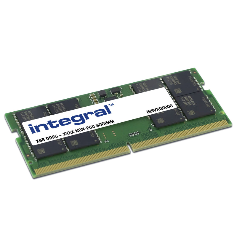 Integral Memory 8GB 1 X 8GB Laptop DDR5 4800MHZ PC5-38400 Unbuffered Non-ecc SODIMM 1.1V 1GX16 CL40