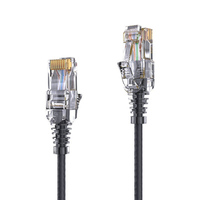 Purelink CAT.6 Network Cable Slim UTP Lsoh Black 0,25M — image 1