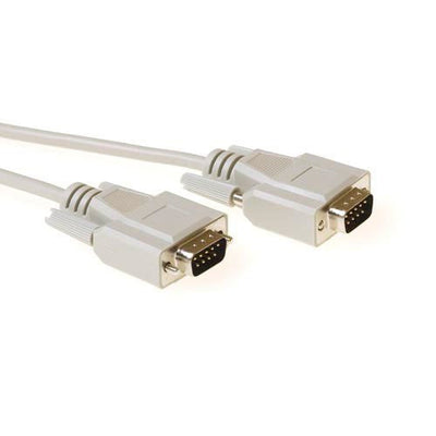 10 Metre Serial 1:1 Connection Cable 9 Pin D-sub Male - 9 Pin D-sub Male — image 1