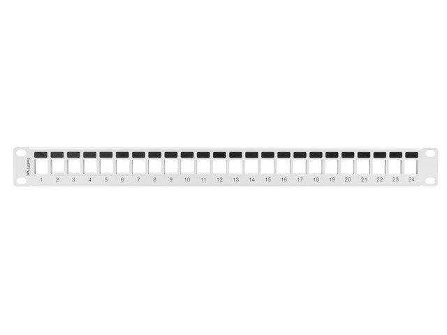 Lanberg Patch Panel Blank 24 Ports 1U Módulos Keystone Grey