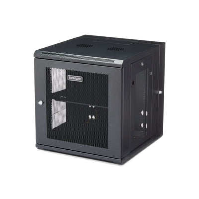 StarTech.com RK1224WALHM Cabinet Rack 12U Bastidor Wall Black — image 1