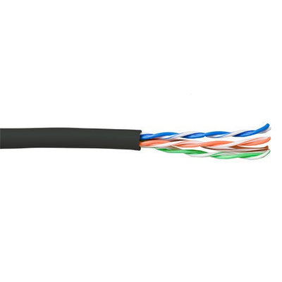 CAT.5E U UTP Stranded Patch Black 100M — image 1