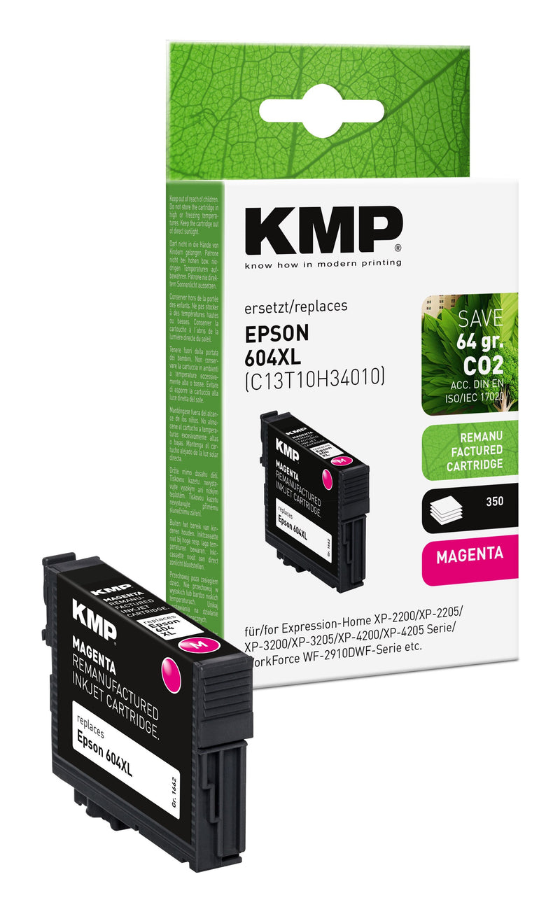 Ink Epson 604XL T10H3 Magenta 350 S. 5ML Remanufactured
