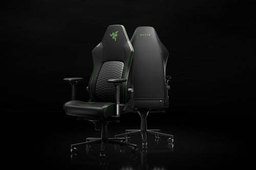 Razer Chair Gaming Ergonómica Iskur V2 Newgen With Tejido Transpirable And Cómodo, Colour Black And Green — image 1