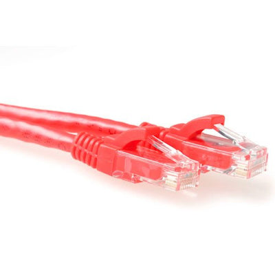 Red 10 Meter U UTP CAT.6 Patch Cable Snagless With RJ45 Connectors — image 1