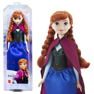 Mattel Muñeca Disney Frozen - Anna (traje Film 1) HLW49 — image 1
