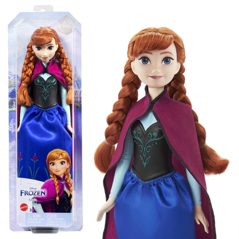 Mattel Muñeca Disney Frozen - Anna (traje Film 1) HLW49