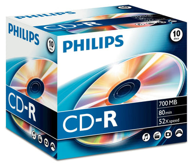 Philips Cd-r 700MB 10PCS Jewel Case 52X — image 1