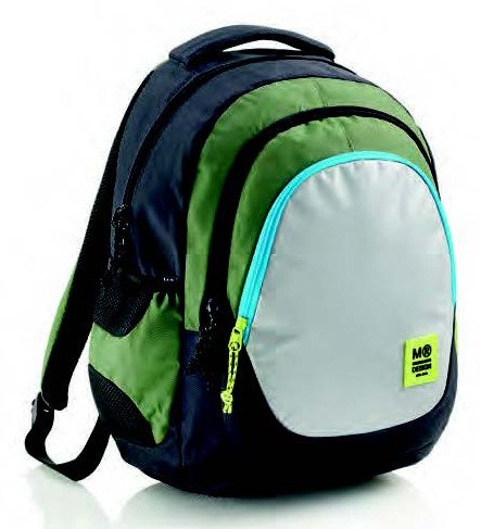 Miquelrius Backpack Triple Berlin Recy 30L 3 Compartimentos Green