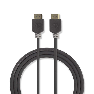 Nedis High Speed Hdmi™ Cable With Ethernet Hdmi™ Connector Male 4K@60HZ 18Gbps 7.50M Round Pvc Antracita Embal — image 1