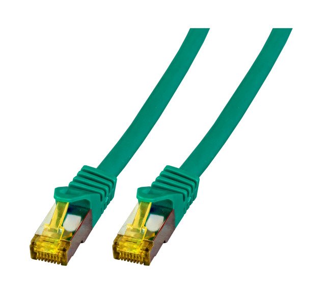 Efb RJ45 Network Cable S FTP, CAT.6A, Lszh, CAT.7 ROHK.,10M, Green