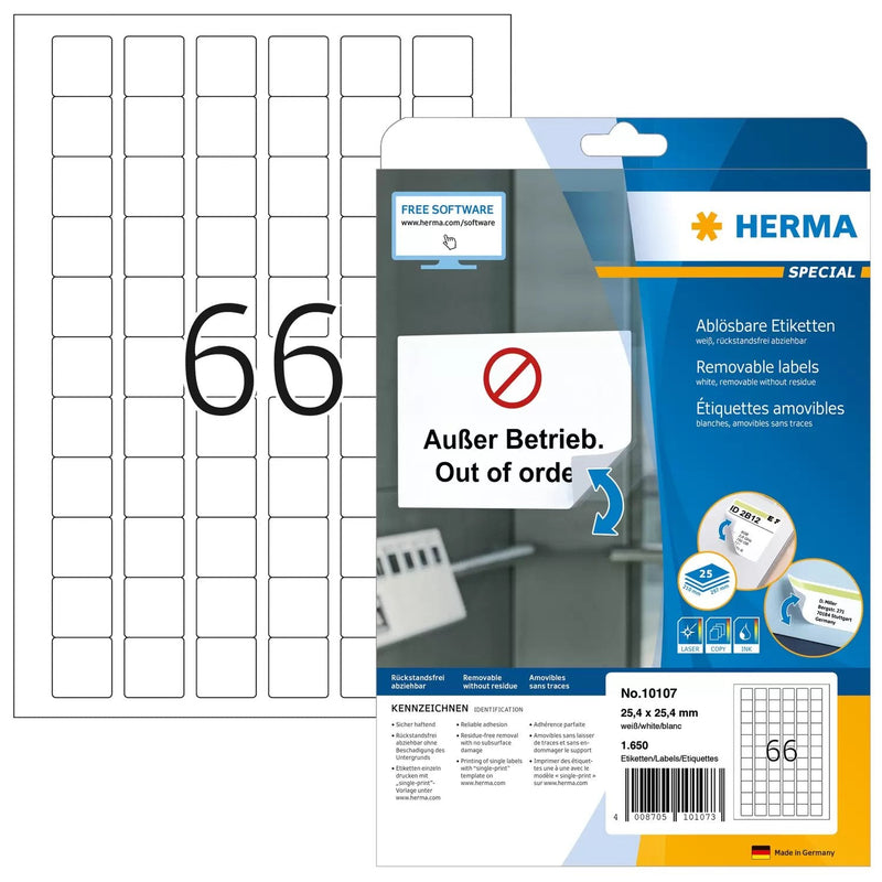 Herma 10107 Label Printer Self-adhesive