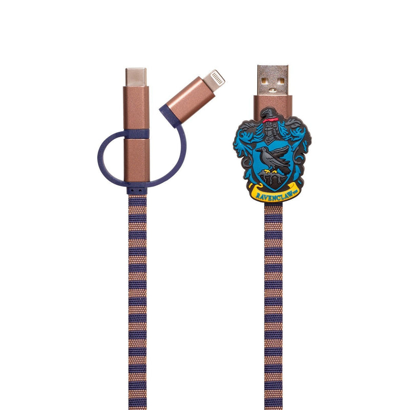 Cable Hogwarts Ravenclaw 3 1 Lightning/Micro/USB-C