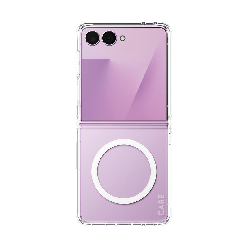 Panzerglass Care Urban Combat Case Transp. White Qi Samsung Galaxy Z FLIP8/FLIP7