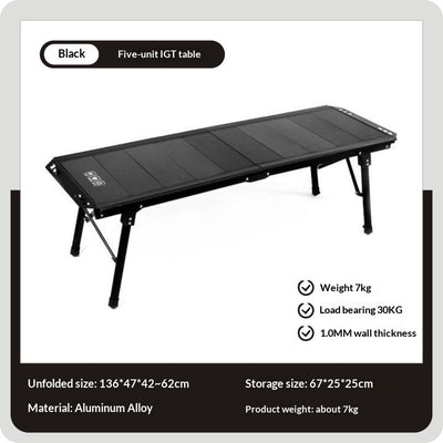 Aluminum Alloy Folding Lifting Tactical Table