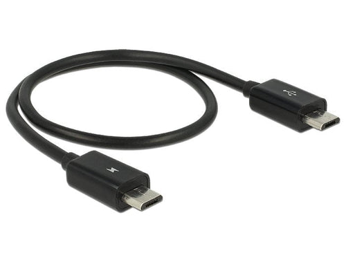 Delock Power Sharing Cable Micro Usb-b Male Micro Usb-b Male Otg — image 1