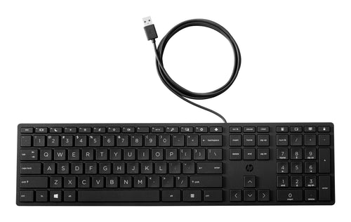 HP 320K Wired Keyboard Office USB Black — image 1