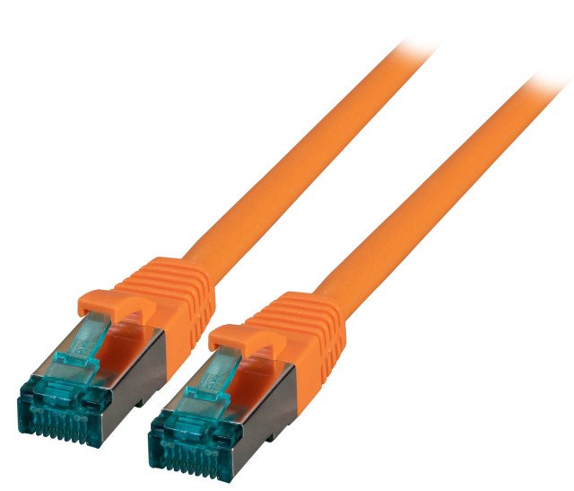 Efb RJ45 Network Cable S FTP, CAT.6A, Lszh, 0.15M, Orange